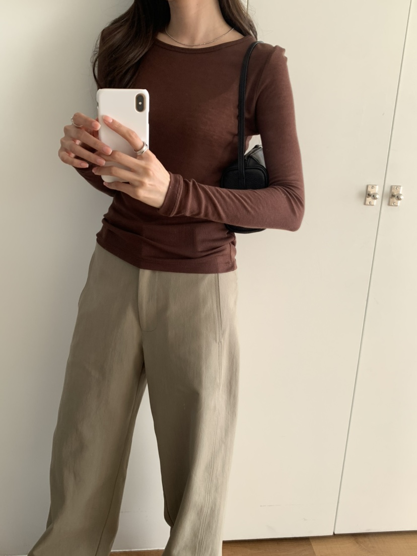 NOTICE韓國直郵女裝新款休閑人氣26春夏推薦時尚熱賣長袖T恤NOTICE長袖T恤