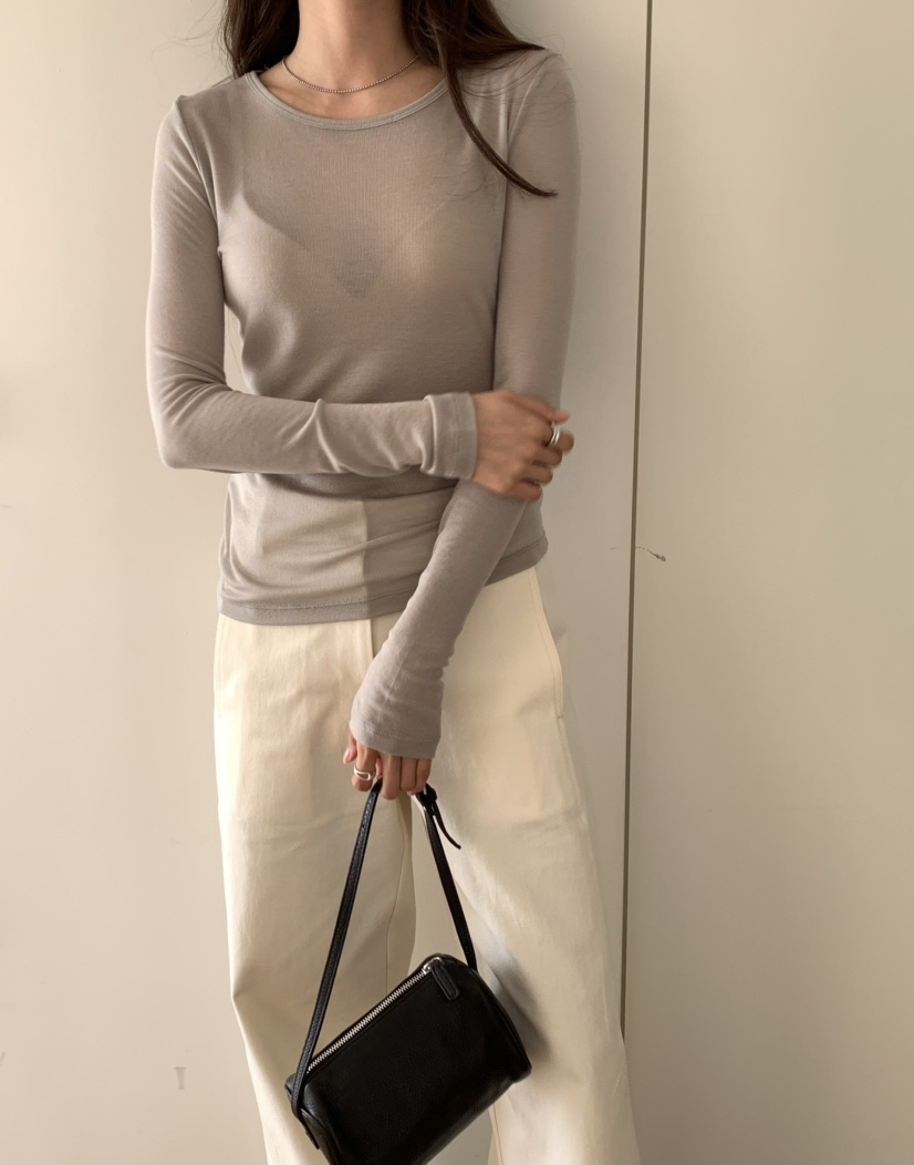 NOTICE韓國直郵女裝新款休閑人氣26春夏推薦時尚熱賣長袖T恤NOTICE長袖T恤