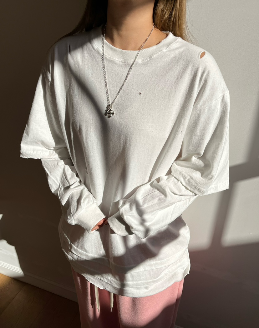 LOVE PULL東大門直郵女裝新品熱賣真品人氣職業推薦長袖T恤LOVE PULL長袖T恤圖色1