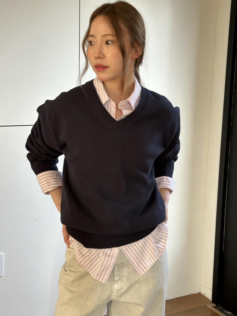 JEONG GAM STUDIOS東大門代購女裝新款推薦休閑針織衫棉布JEONG GAM STUDIOS針織衫