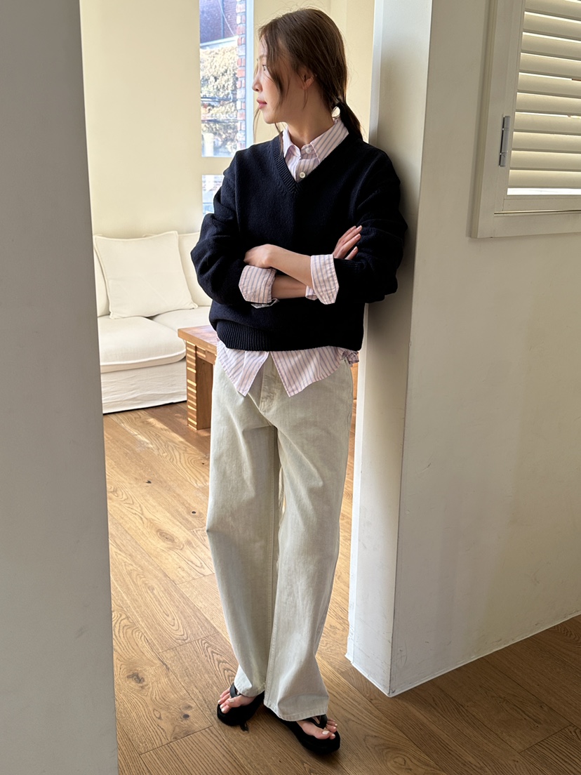 JEONG GAM STUDIOS東大門代購女裝新款推薦休閑針織衫棉布JEONG GAM STUDIOS針織衫