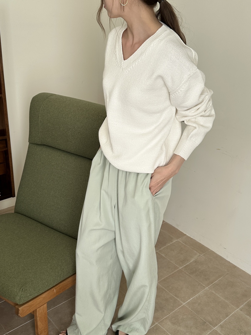 JEONG GAM STUDIOS東大門代購女裝新款推薦休閑針織衫棉布JEONG GAM STUDIOS針織衫