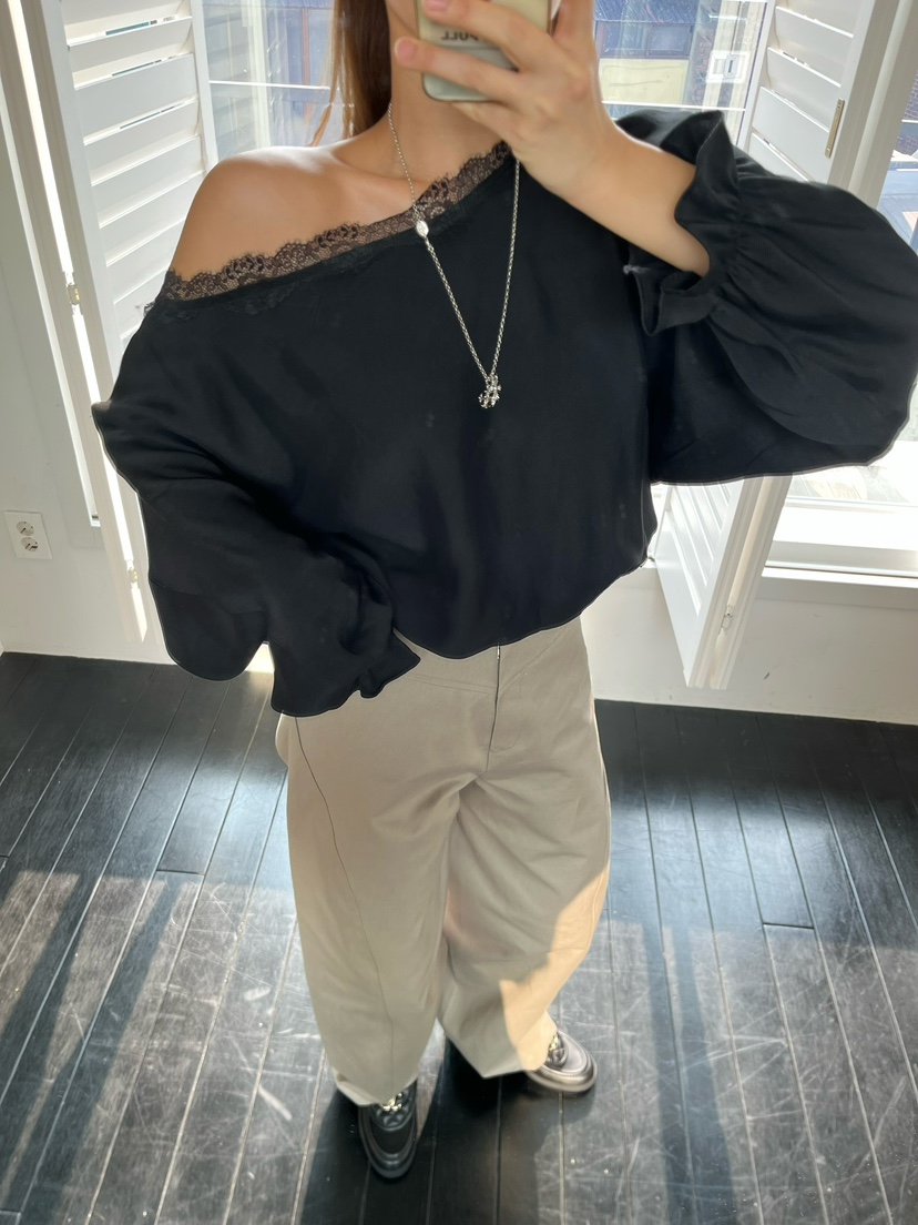 LOVE PULL東大門直郵女士新款真品推薦人氣休閑襯衫蕾絲衫LOVE PULL襯衫/蕾絲衫