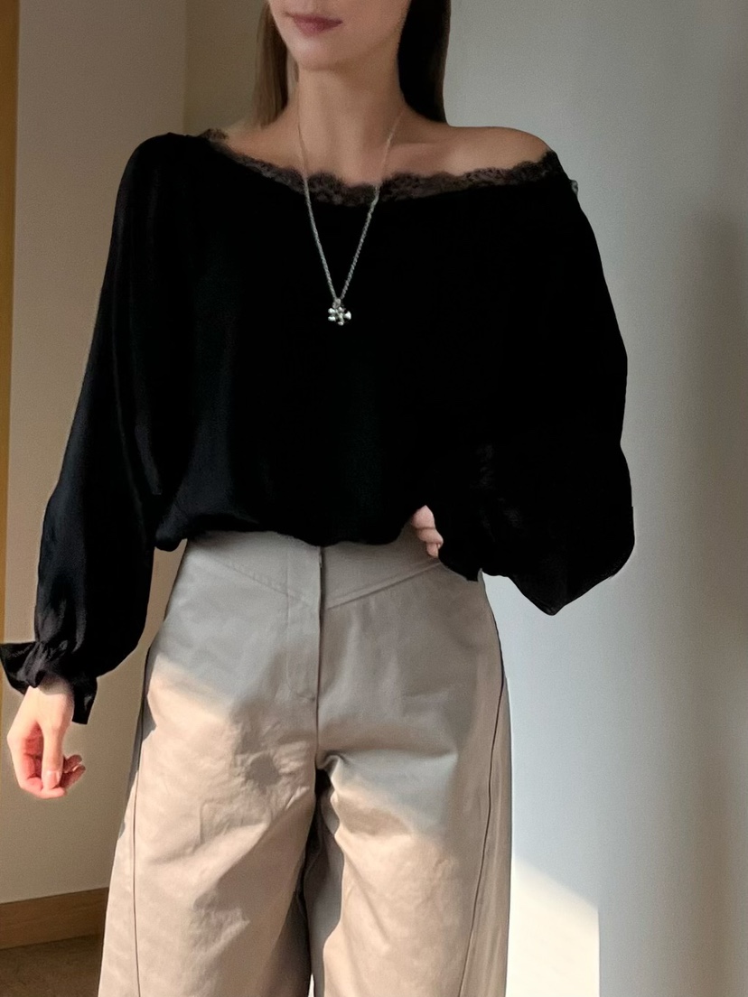 LOVE PULL東大門直郵女士新款真品推薦人氣休閑襯衫蕾絲衫LOVE PULL襯衫/蕾絲衫