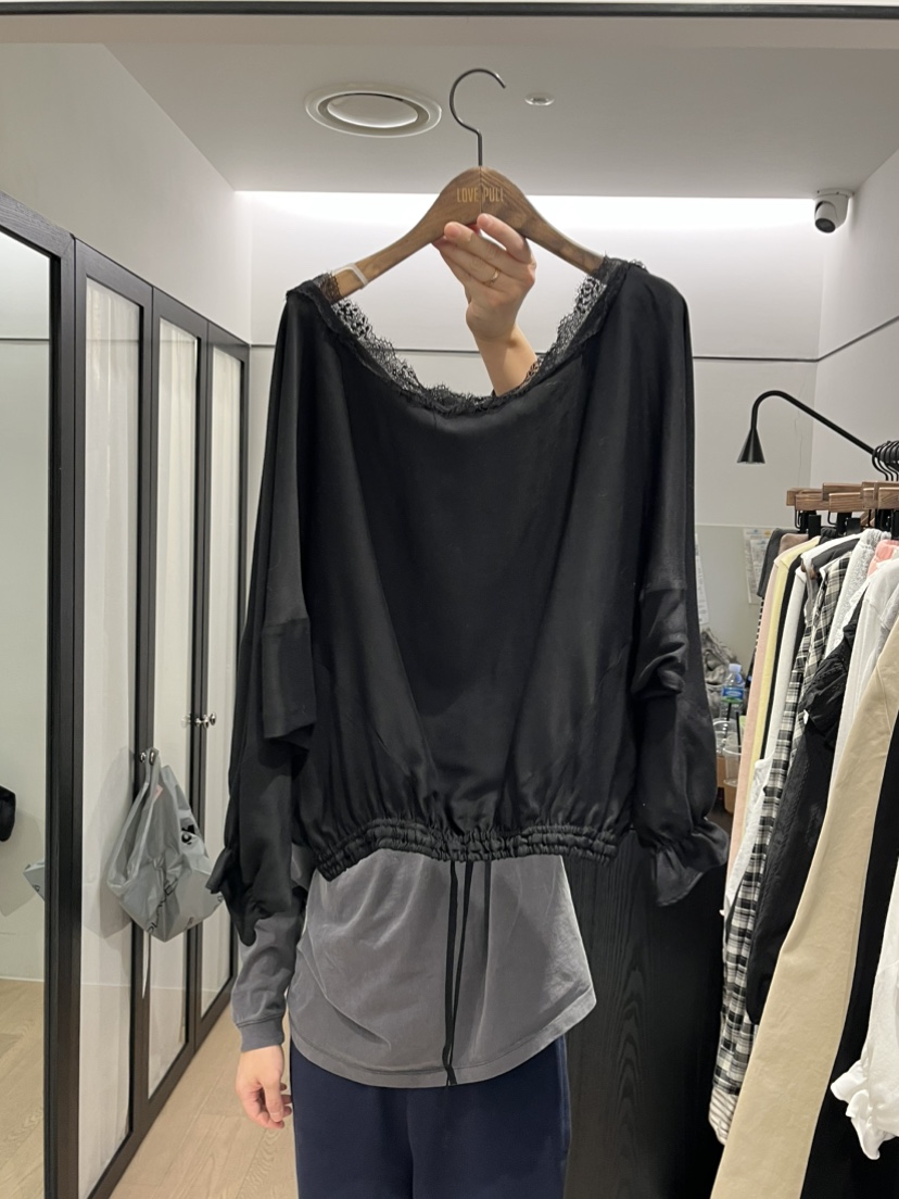 LOVE PULL東大門直郵女士新款真品推薦人氣休閑襯衫蕾絲衫LOVE PULL襯衫/蕾絲衫圖色2