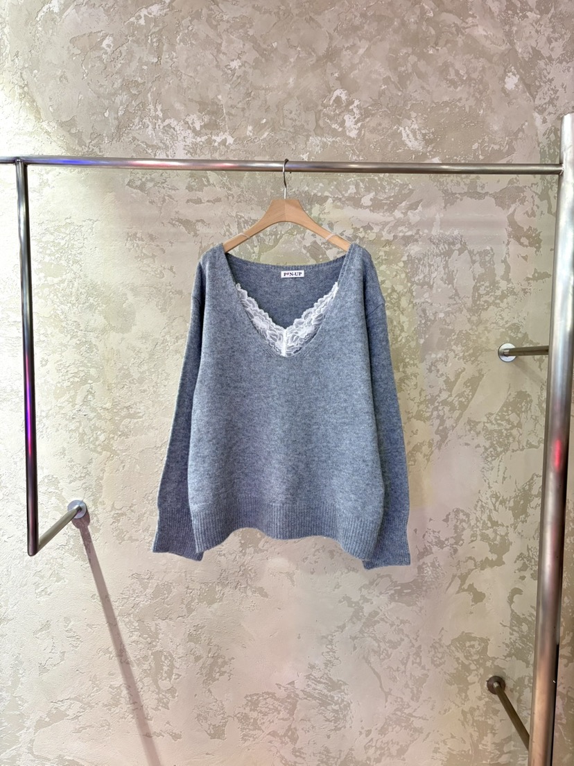 PIN-UP韓國直郵女裝新款人氣推薦真品休閑職業套裝套裝蕾絲PIN-UP套裝圖色1