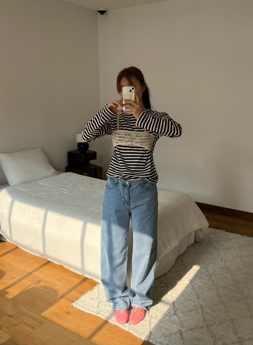 LOVE PULL韓國代購女士新品推薦時尚人氣熱賣休閑長袖T恤LOVE PULL長袖T恤