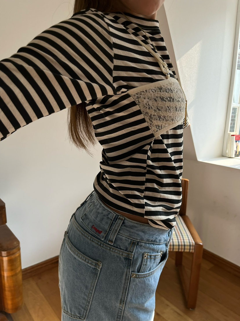 LOVE PULL韓國代購女士新品推薦時尚人氣熱賣休閑長袖T恤LOVE PULL長袖T恤