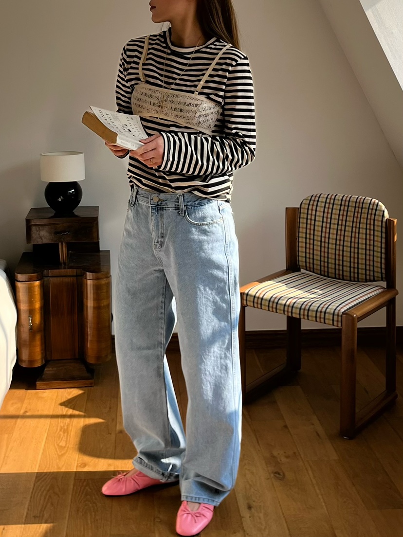 LOVE PULL韓國代購女士新品推薦時尚人氣熱賣休閑長袖T恤LOVE PULL長袖T恤