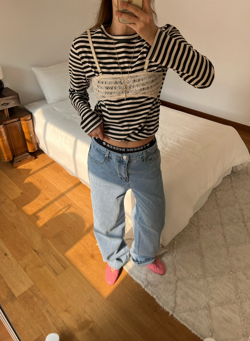 LOVE PULL韓國代購女士新品推薦時尚人氣熱賣休閑長袖T恤LOVE PULL長袖T恤