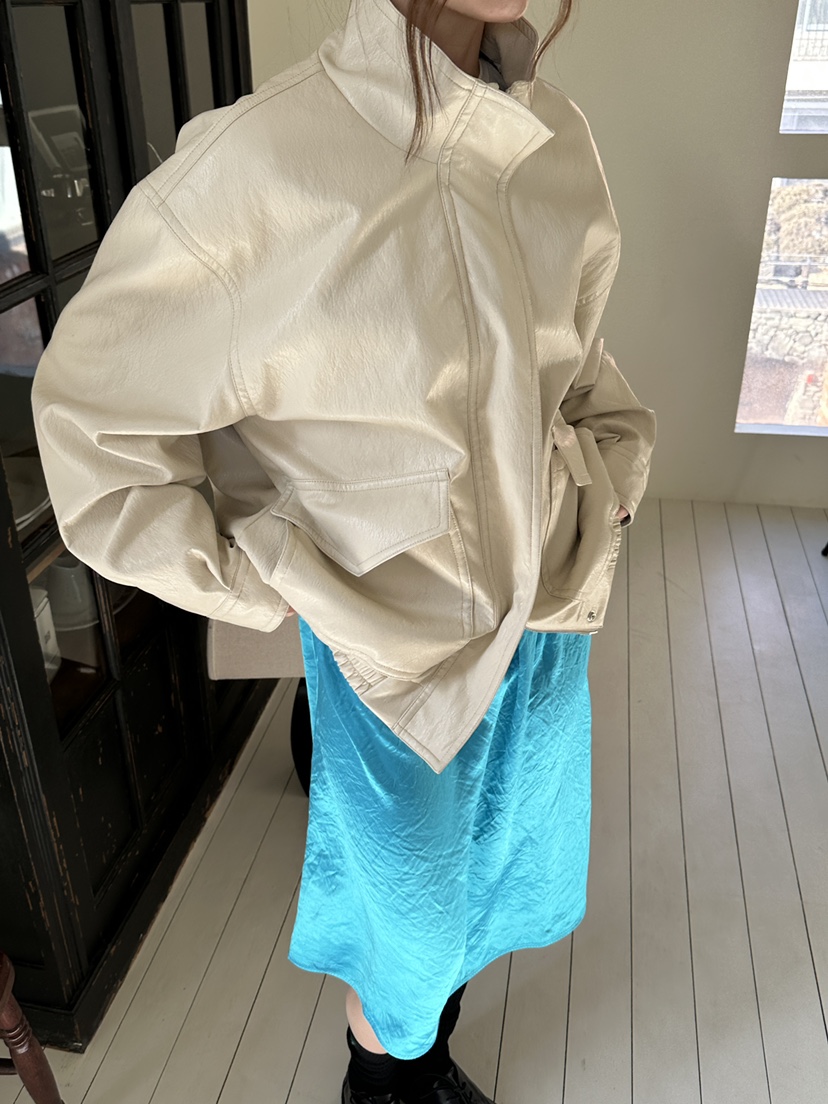 JEONG GAM STUDIOS東大門代購女裝新品推薦休閑職業皮衣JEONG GAM STUDIOS皮衣