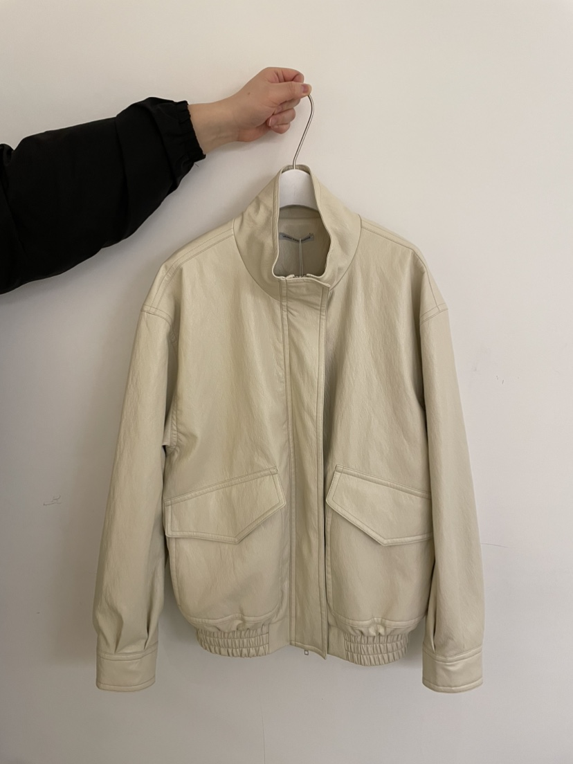 JEONG GAM STUDIOS東大門代購女裝新品推薦休閑職業皮衣JEONG GAM STUDIOS皮衣圖色1