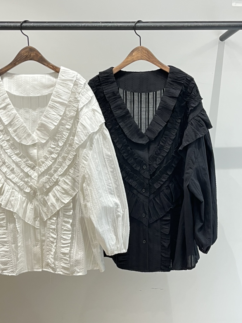 LOVE PULL東大門代購女裝新品推薦人氣職業襯衫蕾絲衫棉質LOVE PULL襯衫/蕾絲衫