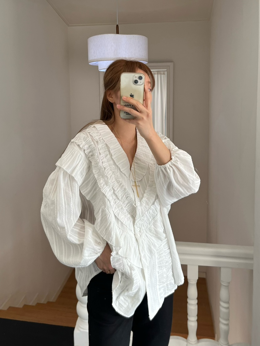 LOVE PULL東大門代購女裝新品推薦人氣職業襯衫蕾絲衫棉質LOVE PULL襯衫/蕾絲衫