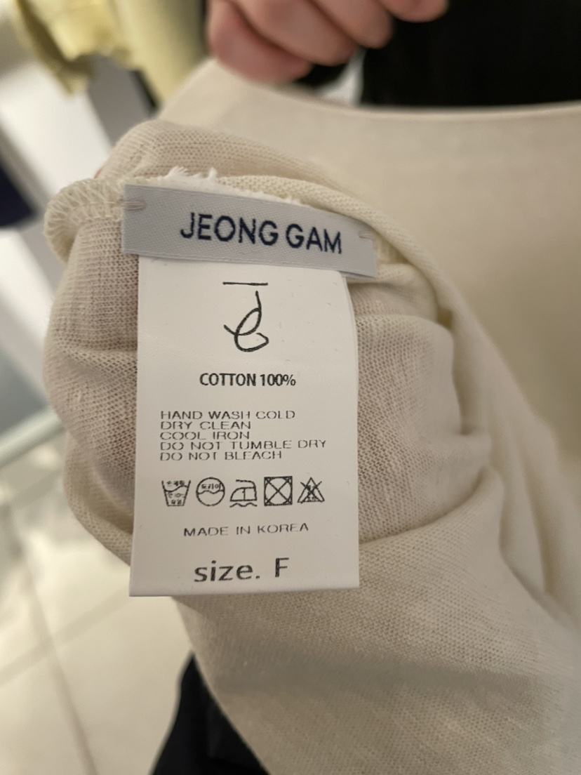 JEONG GAM STUDIOS韓國代購女士新款休閑真品26春夏長袖T恤JEONG GAM STUDIOS長袖T恤