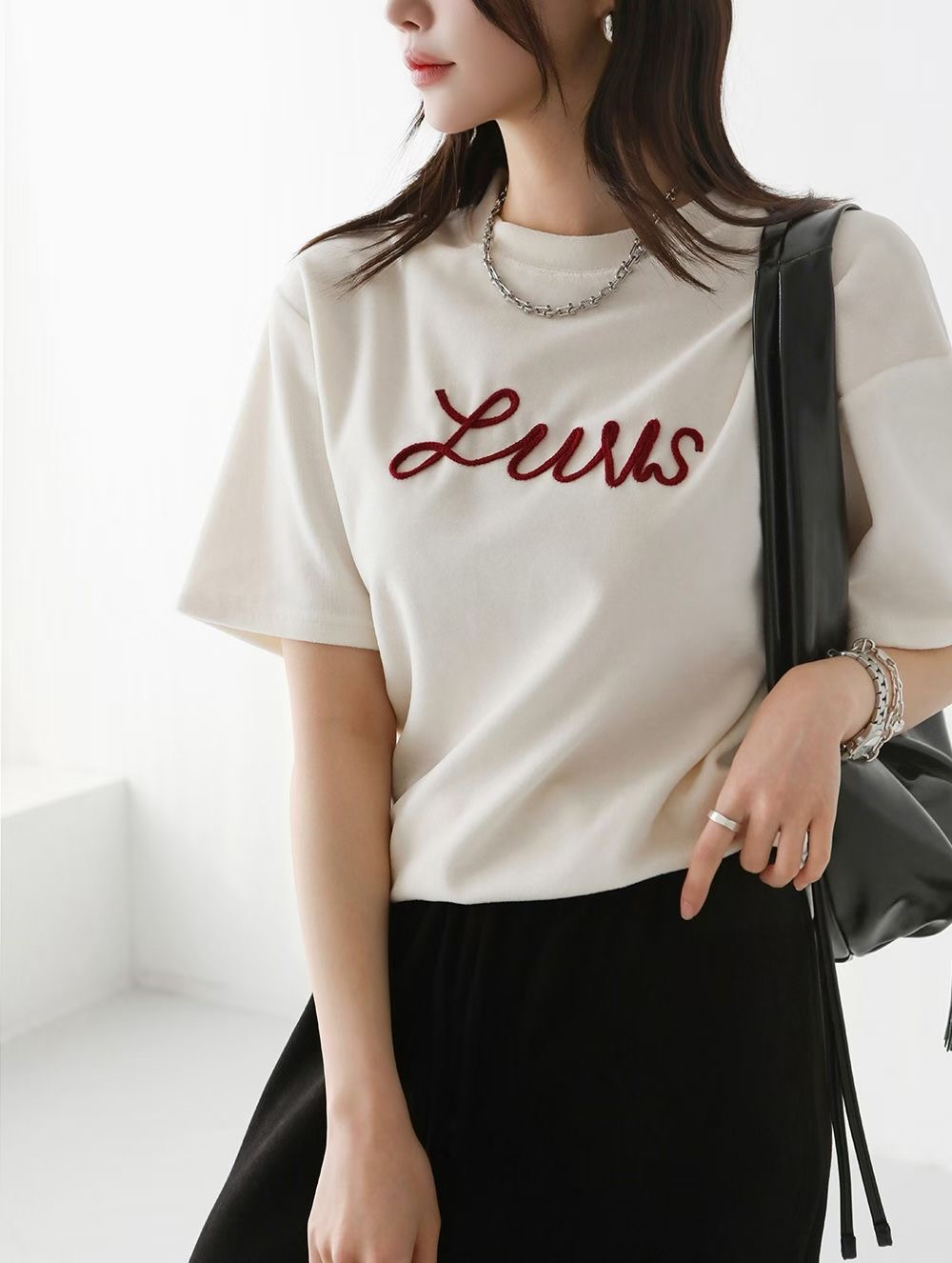 KKANNJUU韓國代購女裝新品真品時尚人氣職業推薦休閑熱賣T恤KKAMJUUT恤