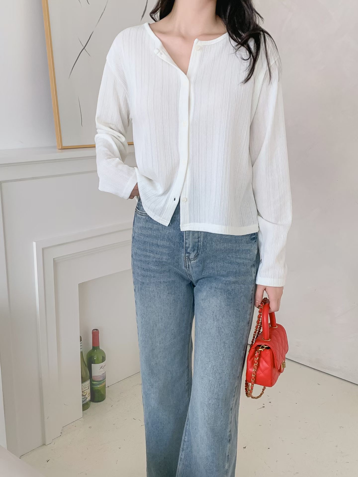 KKANNJUU韓國代購女士新品真品職業26春夏推薦熱賣針織衫KKAMJUU針織衫圖色3