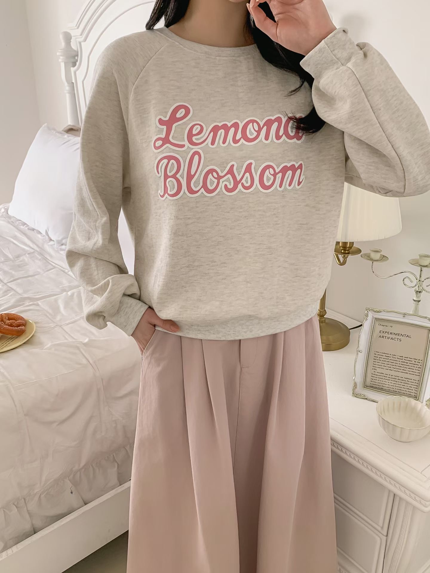 KKANNJUU韓國代購女裝新款真品26春夏休閑職業人氣時尚衛衣KKAMJUU衛衣圖色2