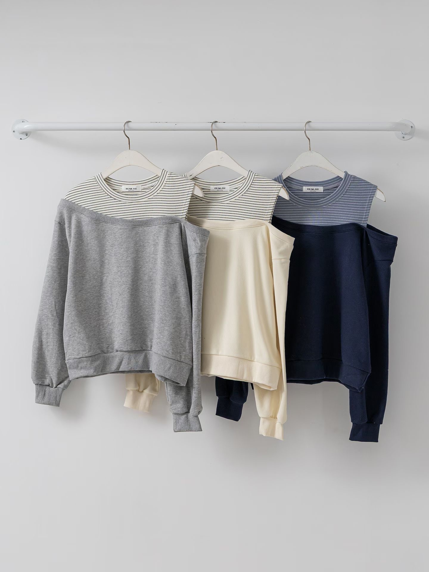 KKANNJUU東大門實拍女裝新款人氣真品熱賣26春夏職業長袖T恤KKAMJUU長袖T恤