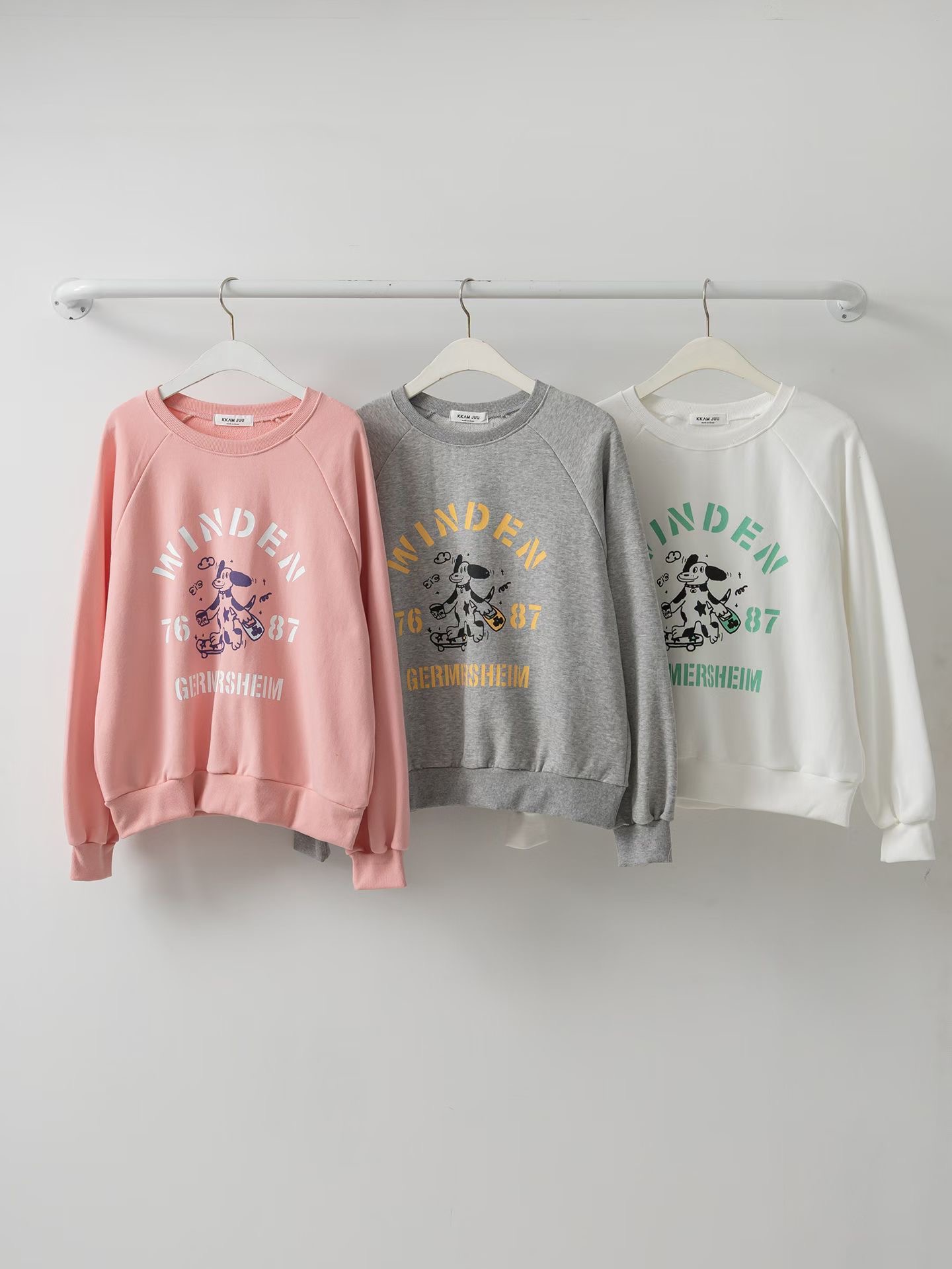 KKANNJUU東大門代購女裝新品熱賣人氣推薦時尚職業休閑衛衣KKAMJUU衛衣