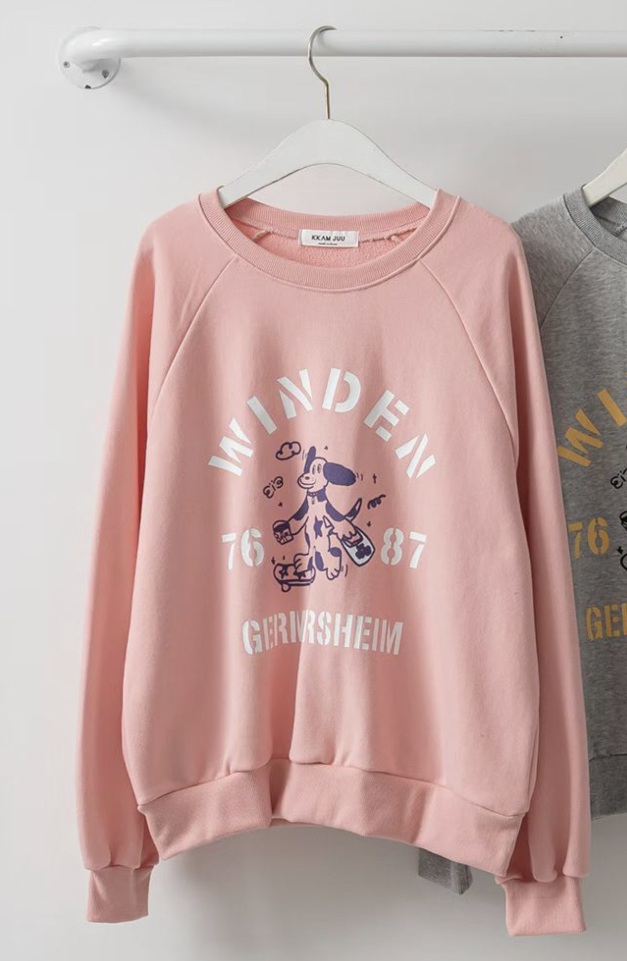 KKANNJUU東大門代購女裝新品熱賣人氣推薦時尚職業休閑衛衣KKAMJUU衛衣圖色1