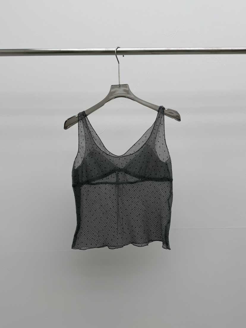 SEARE/PRETZEL韓國代購女士新款職業時尚休閑吊帶背心透明SEARE/PRETZEL吊帶/背心