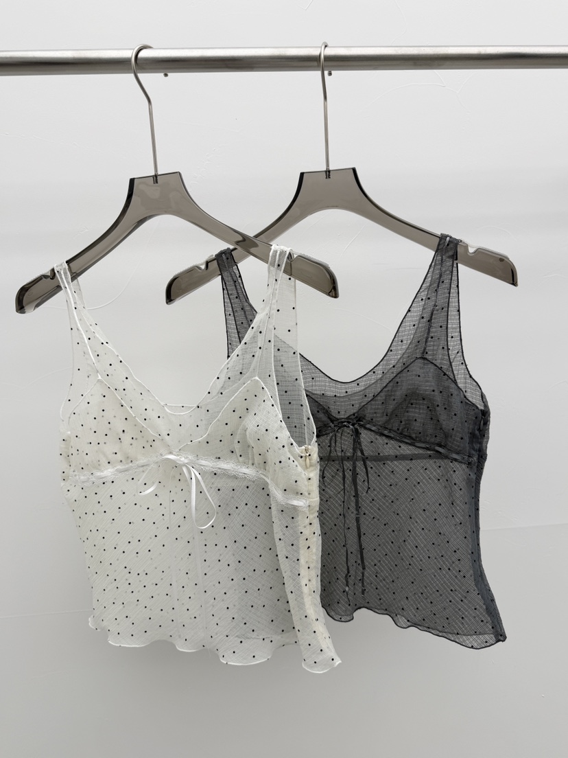 SEARE/PRETZEL韓國代購女士新款職業時尚休閑吊帶背心透明SEARE/PRETZEL吊帶/背心