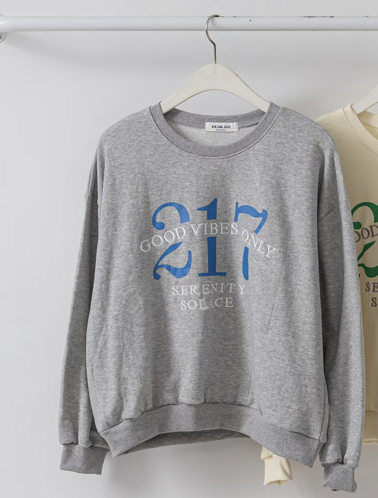 KKANNJUU東大門代購女士新款休閑真品職業人氣時尚推薦衛衣KKAMJUU衛衣圖色1