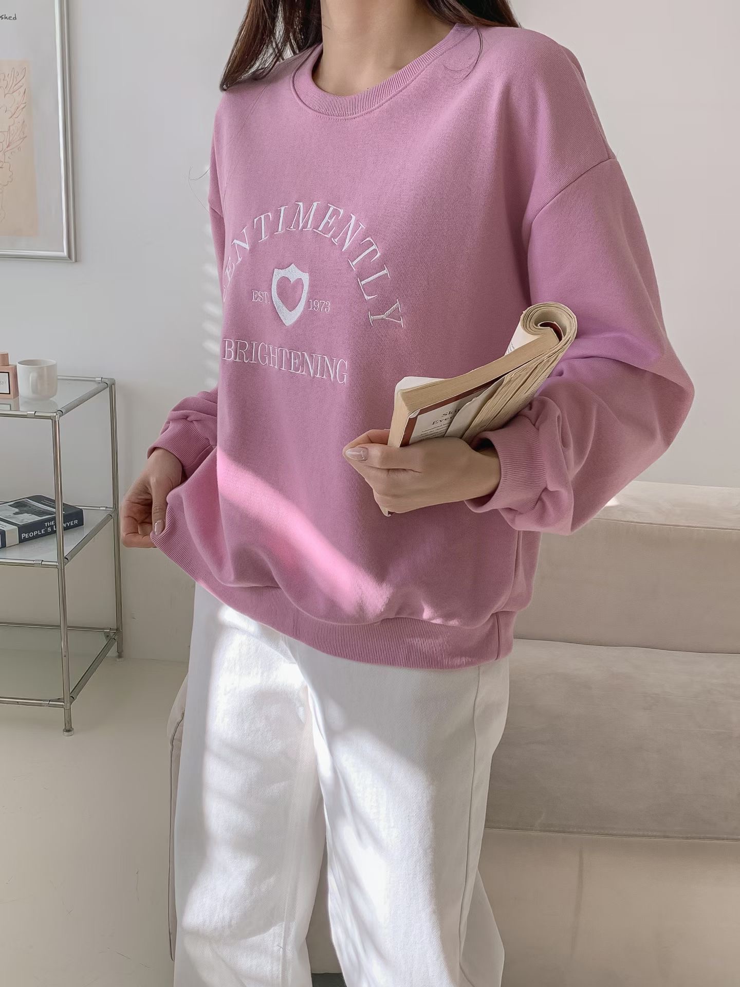 KKANNJUU韓國直郵女裝新品休閑真品人氣熱賣推薦時尚衛衣KKAMJUU衛衣圖色2