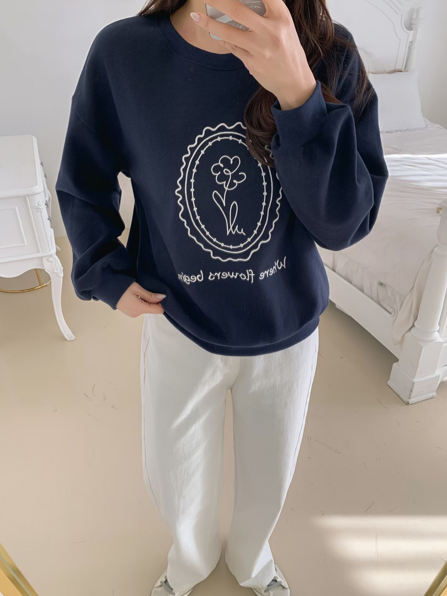 KKANNJUU韓國直郵女士新品推薦時尚人氣熱賣職業真品衛衣KKAMJUU衛衣圖色3