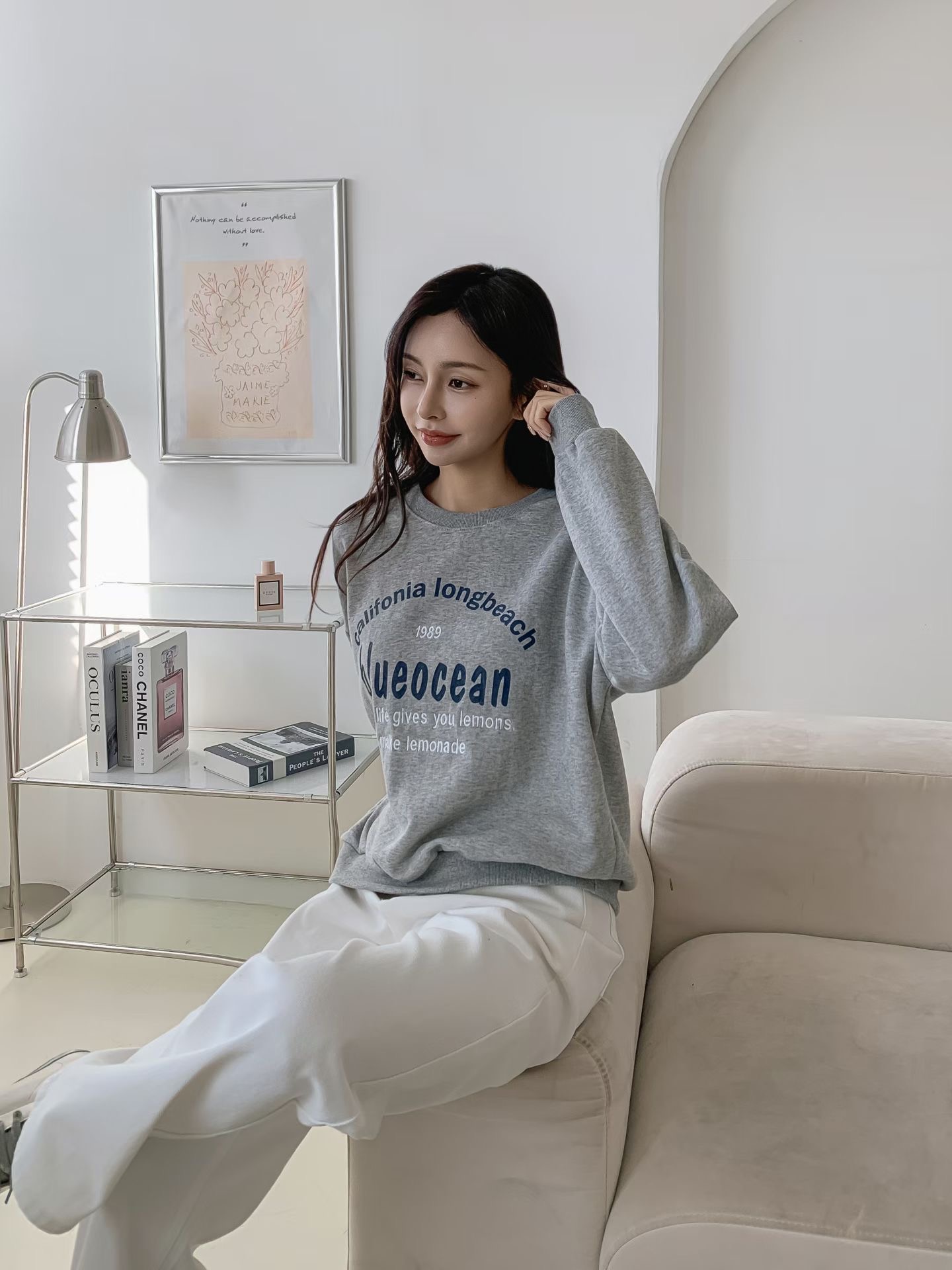 KKANNJUU韓國代購女裝新品推薦人氣時尚熱賣真品職業衛衣KKAMJUU衛衣圖色3