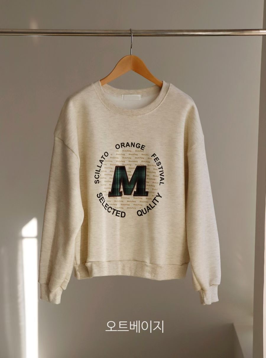 KKANNJUU東大門實拍女裝新品人氣熱賣推薦休閑真品職業衛衣KKAMJUU衛衣圖色3