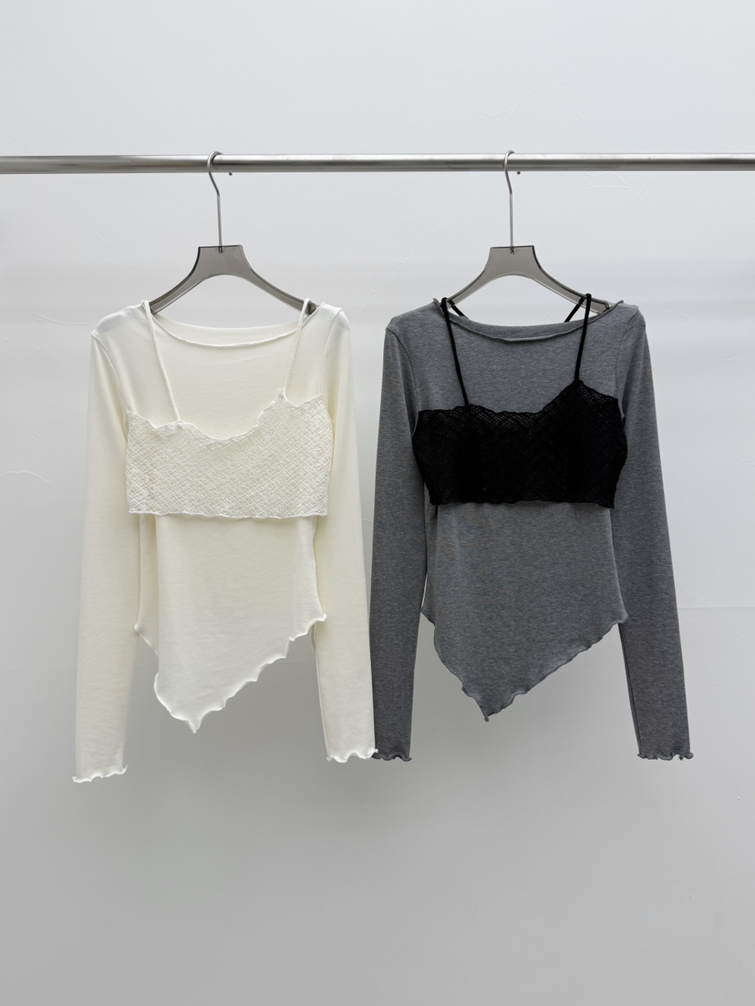 SEARE/PRETZEL東大門實拍女裝新款真品時尚26春夏長袖T恤SEARE/PRETZEL長袖T恤