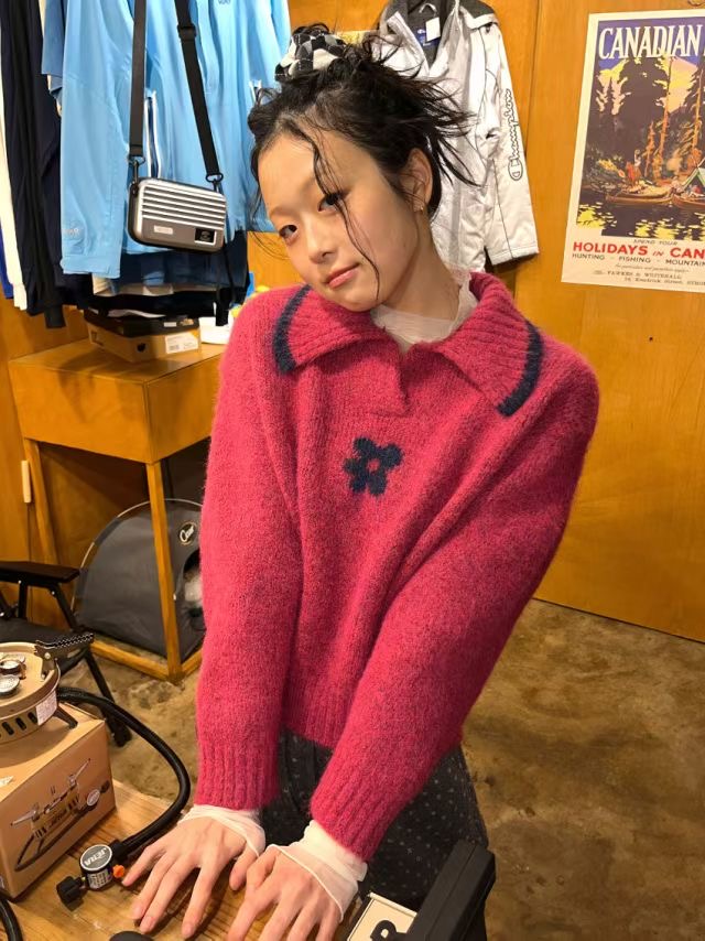 KKANNJUU韓國代購女裝新款人氣26春夏熱賣休閑真品針織衫KKAMJUU針織衫