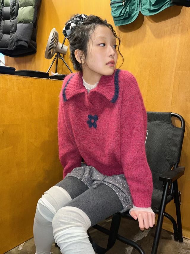 KKANNJUU韓國代購女裝新款人氣26春夏熱賣休閑真品針織衫KKAMJUU針織衫