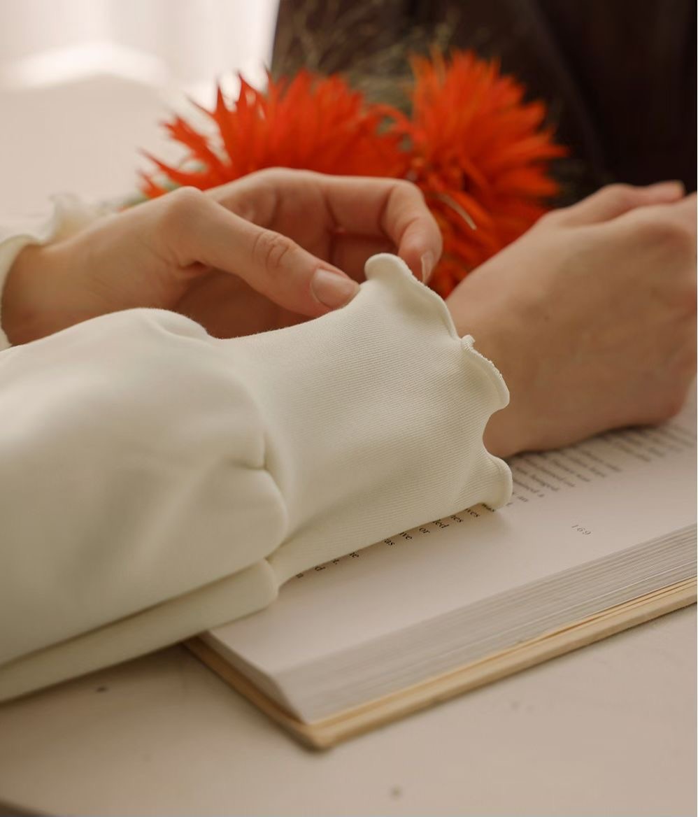 KKANNJUU東大門實拍女裝新款26春夏熱賣職業時尚休閑長袖T恤KKAMJUU長袖T恤