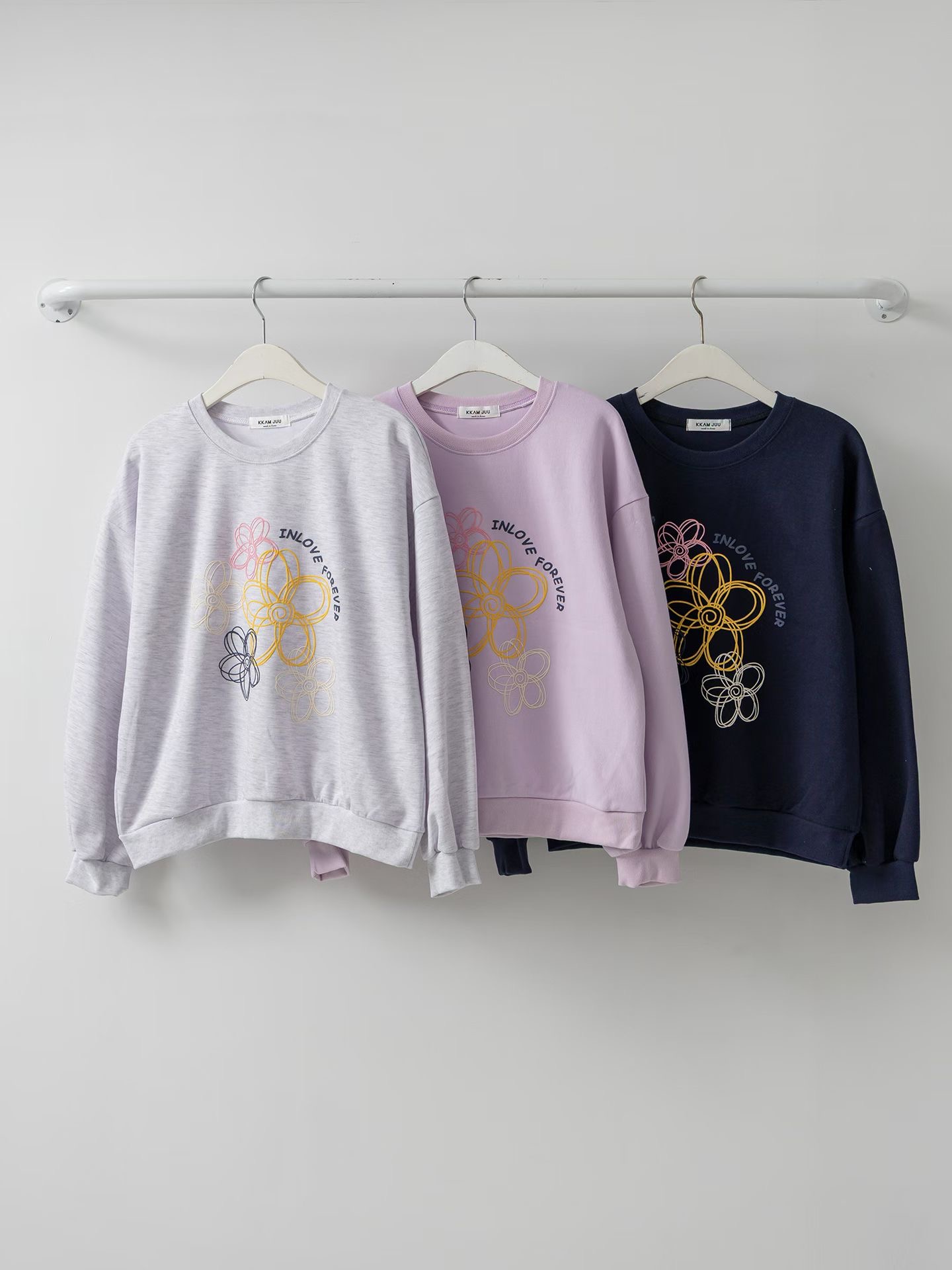 KKANNJUU東大門實拍女士新款26春夏休閑人氣熱賣真品衛衣KKAMJUU衛衣