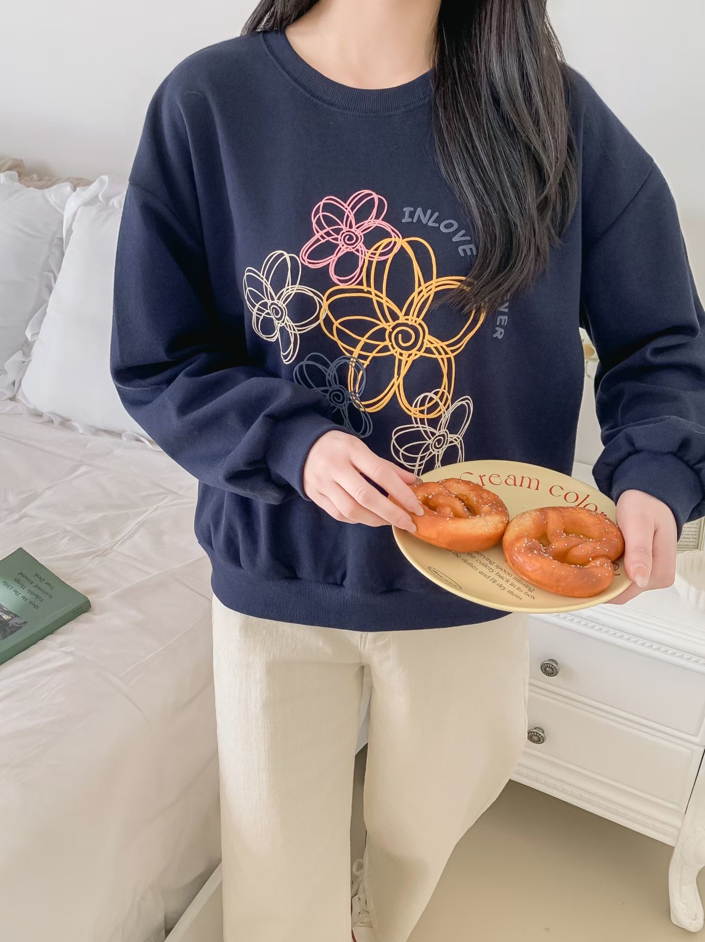 KKANNJUU東大門實拍女士新款26春夏休閑人氣熱賣真品衛衣KKAMJUU衛衣圖色3