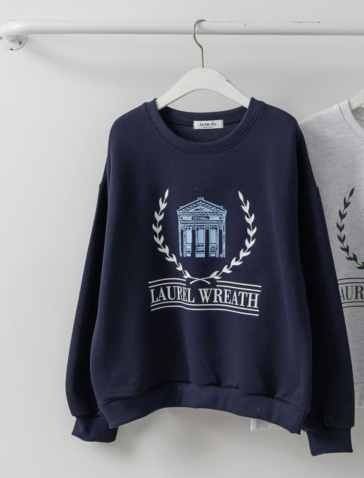 KKANNJUU東大門代購女士新款推薦熱賣真品休閑人氣26春夏衛衣KKAMJUU衛衣圖色1