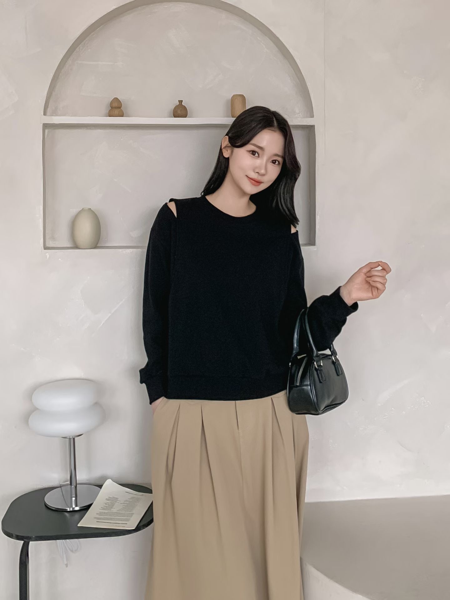 KKANNJUU東大門代購女士新款人氣真品休閑熱賣推薦職業衛衣KKAMJUU衛衣圖色4