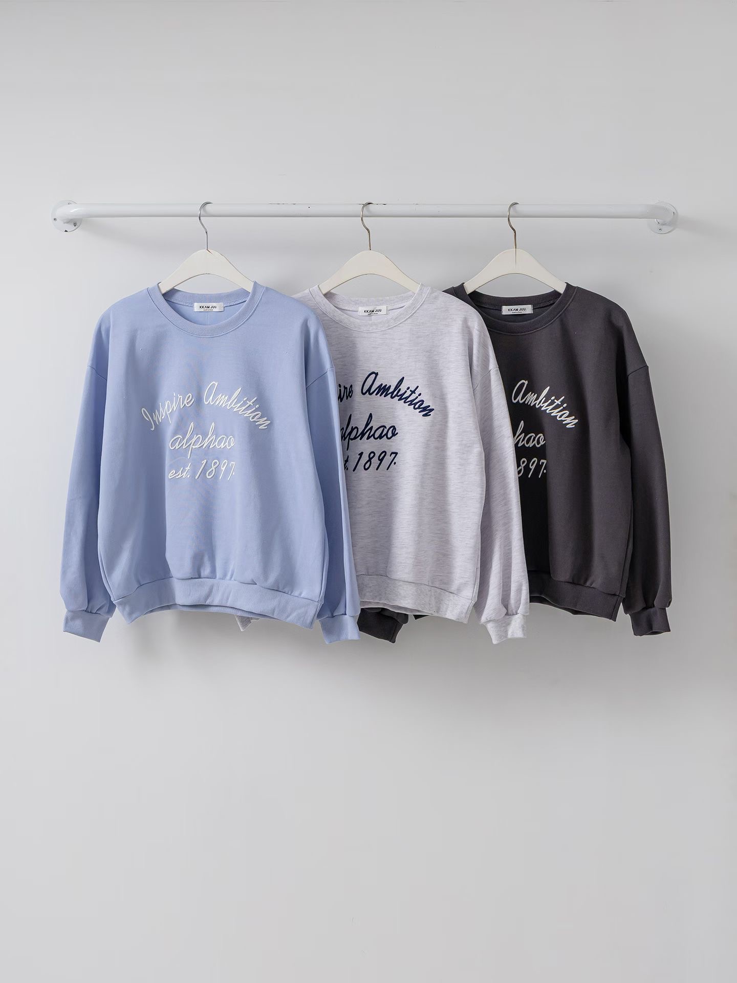 KKANNJUU東大門實拍女裝新款推薦時尚真品熱賣休閑職業衛衣KKAMJUU衛衣