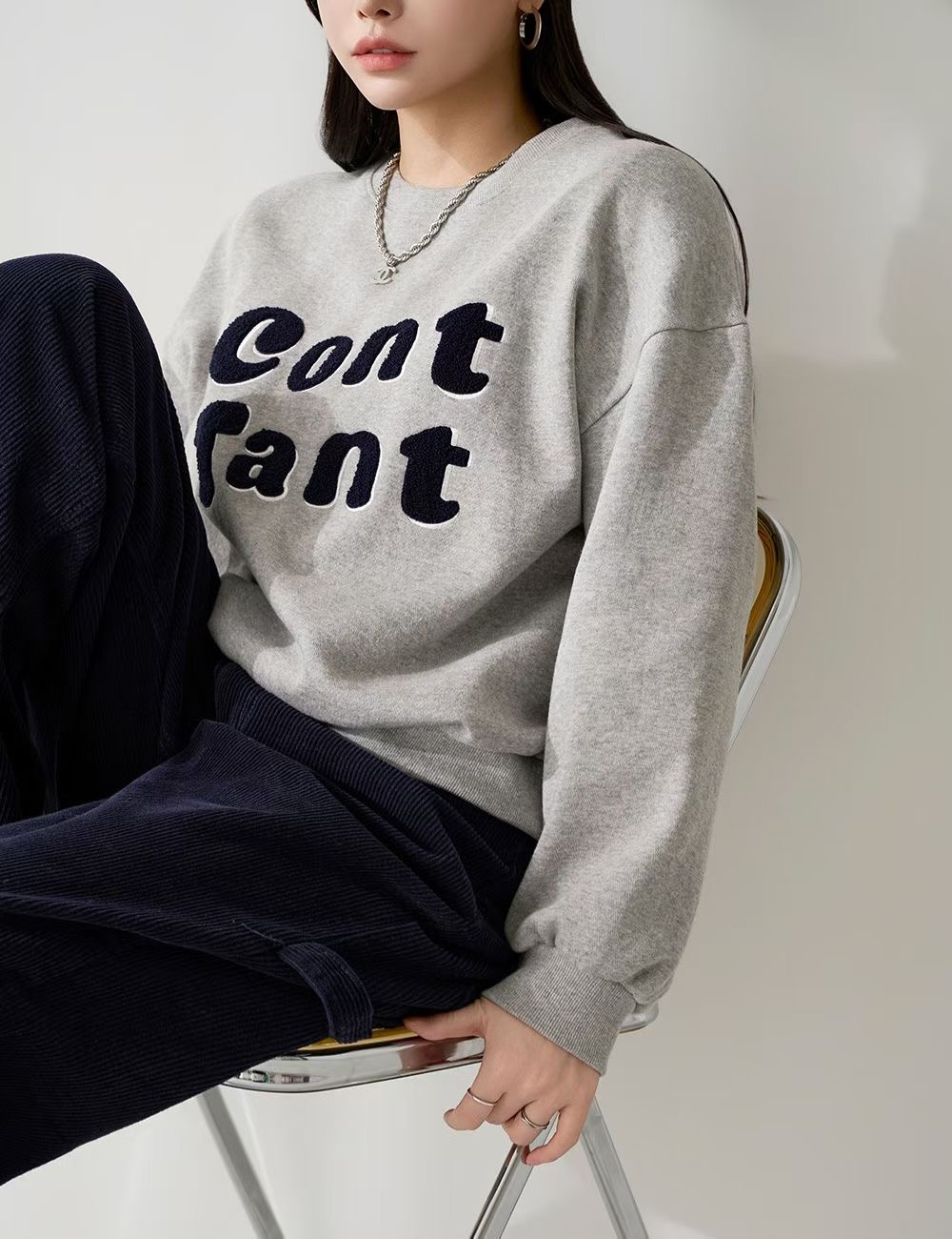 KKANNJUU東大門直郵女士新品推薦職業人氣時尚休閑熱賣衛衣KKAMJUU衛衣