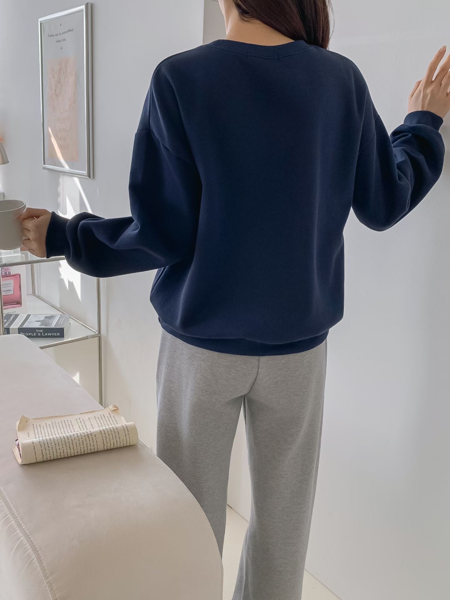 KKANNJUU東大門實拍女士新款休閑真品26春夏時尚衛衣加絨KKAMJUU衛衣