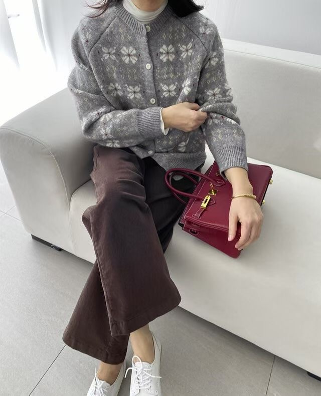 KKANNJUU韓國直郵女裝新款真品職業推薦人氣熱賣休閑針織衫KKAMJUU針織衫