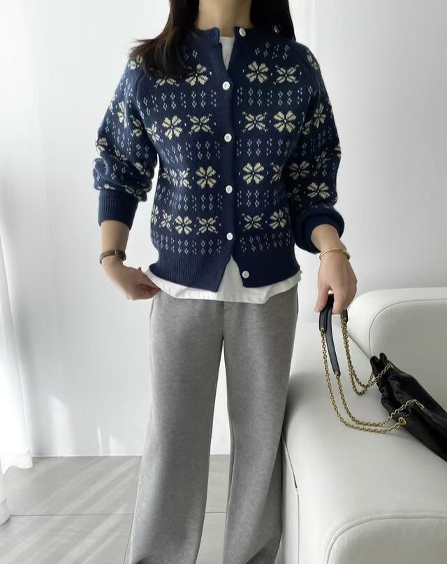 KKANNJUU韓國直郵女裝新款真品職業推薦人氣熱賣休閑針織衫KKAMJUU針織衫