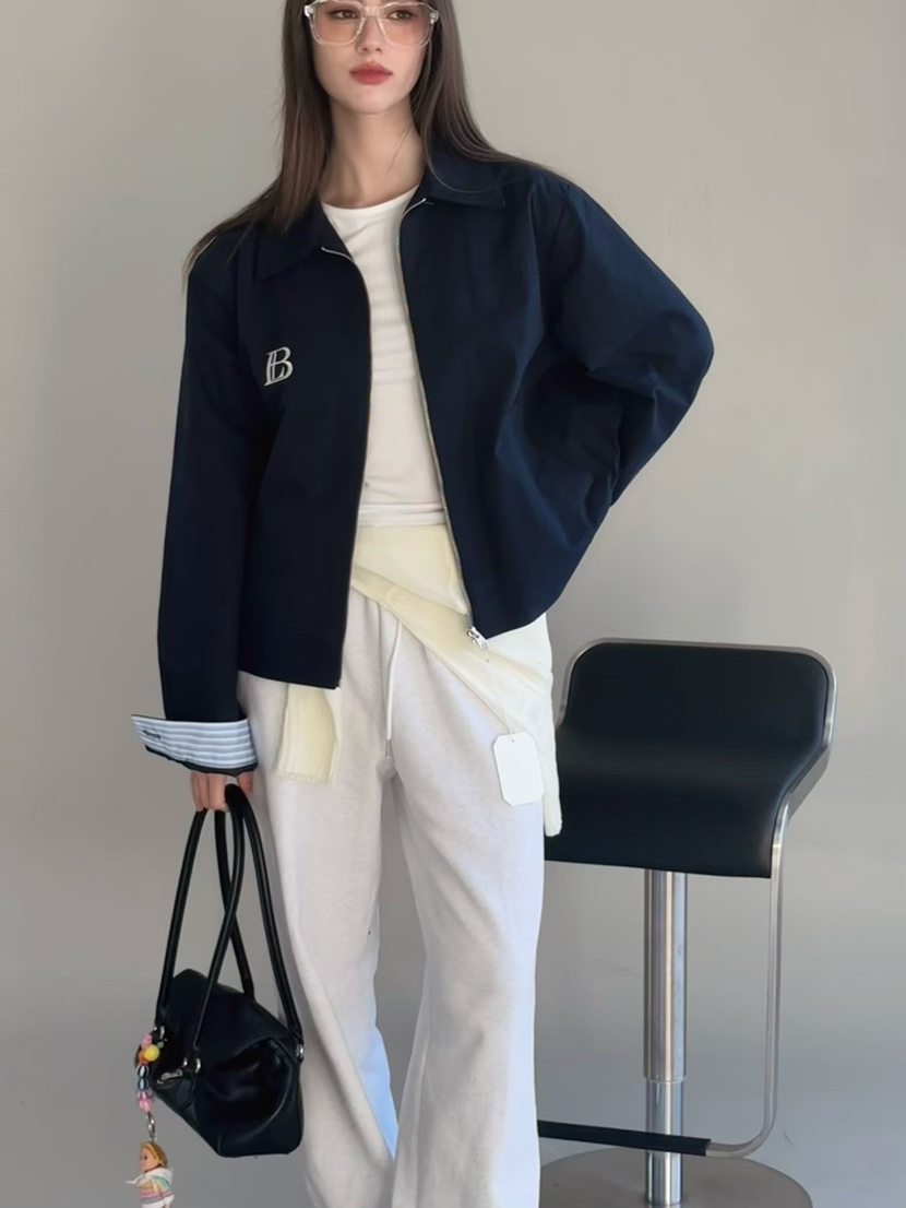 BUTTER-P東大門實拍女裝新款人氣推薦時尚26春夏夾克刺繡BUTTER-P夾克