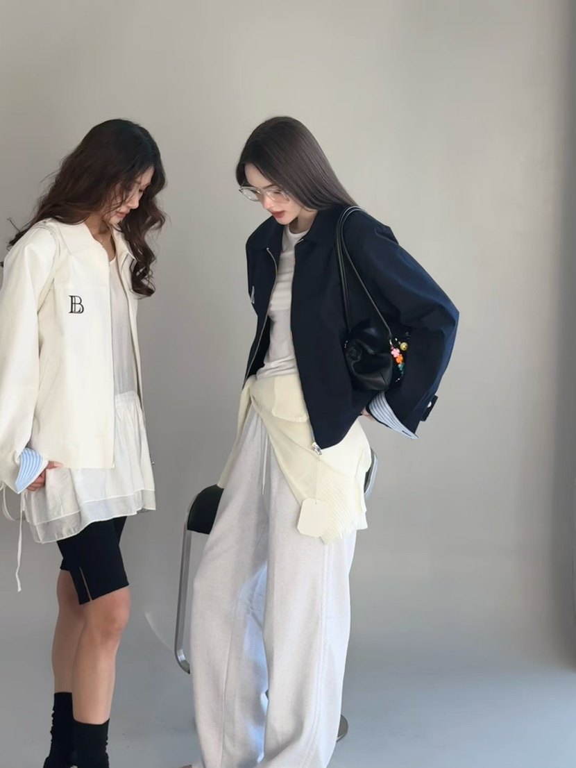 BUTTER-P東大門實拍女裝新款人氣推薦時尚26春夏夾克刺繡BUTTER-P夾克