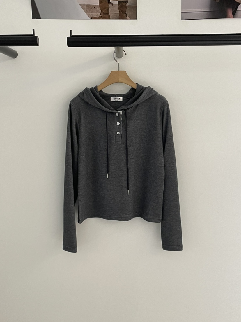 BUTTER-P東大門直郵女裝新款人氣熱賣推薦長袖T恤連帽衫BUTTER-P長袖T恤圖色2