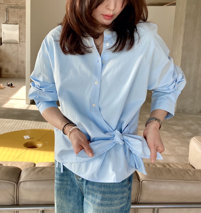 GLAD SOME東大門實拍女士新款時尚26春夏熱賣襯衫蕾絲衫GLAD SOME襯衫/蕾絲衫