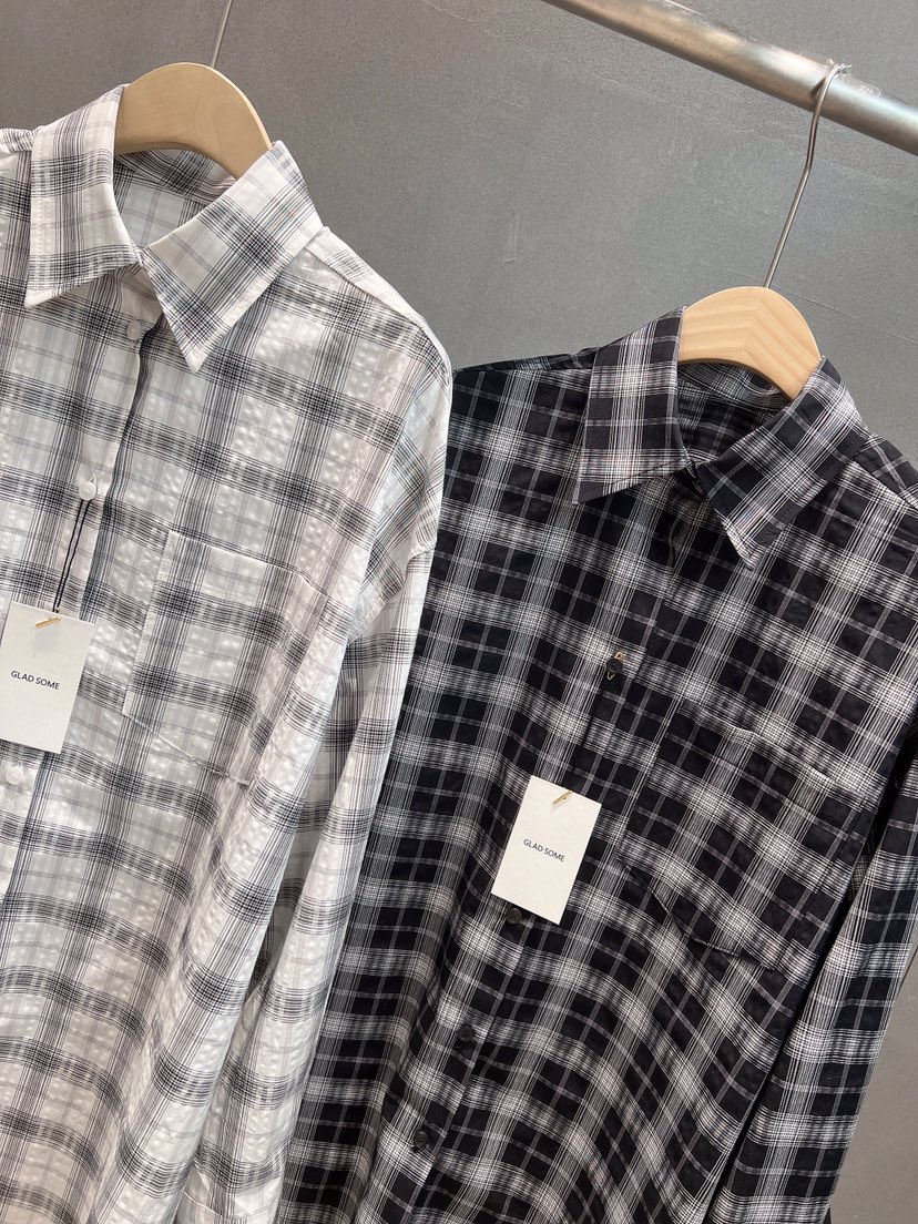 GLAD SOME東大門代購女裝新款26春夏時尚休閑襯衫蕾絲衫GLAD SOME襯衫/蕾絲衫